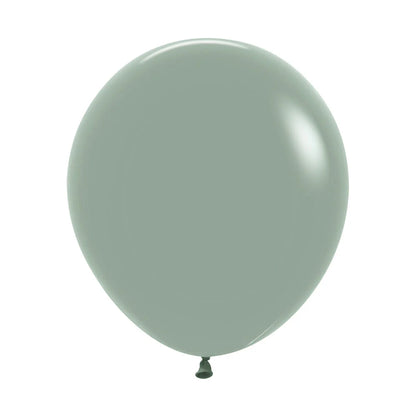 GLOBO LATEX REDONDO PASTEL DUSK VERDE LAUREL