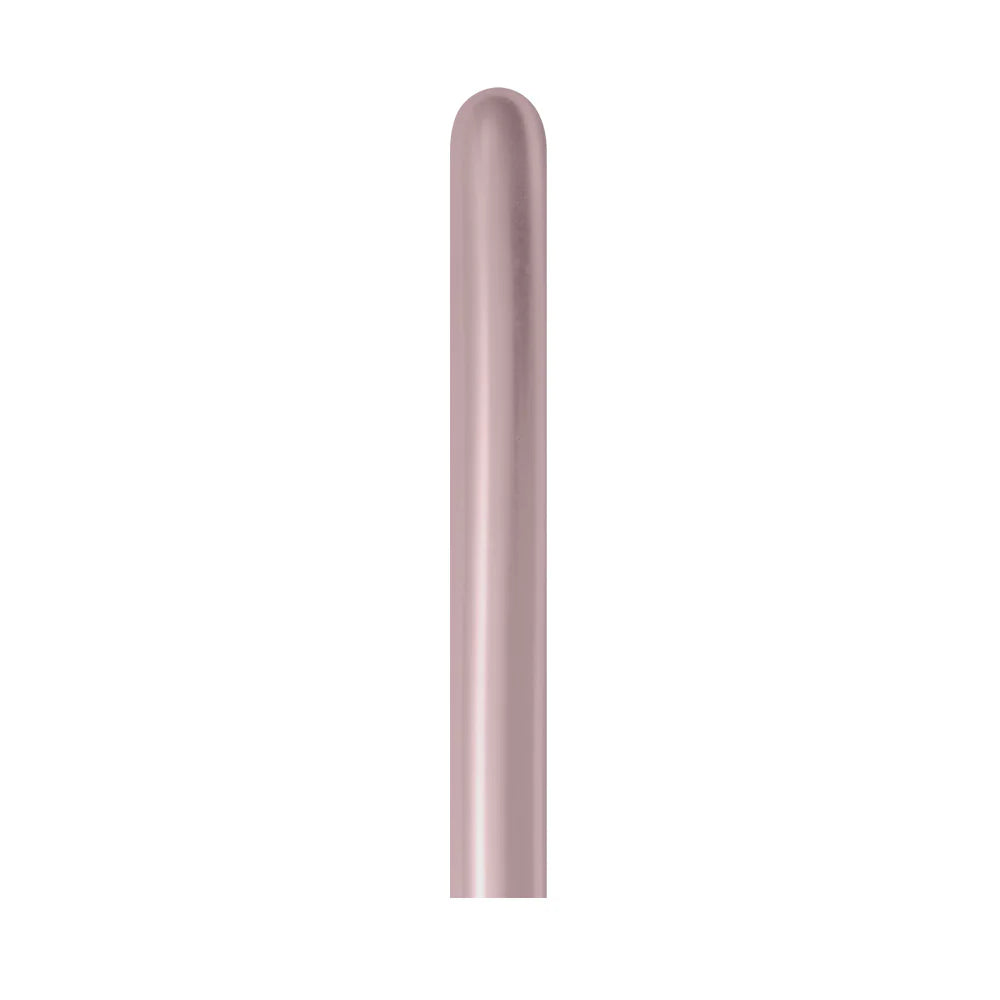 GLOBO LATEX TUBITO SILK ROSA PRIMAVERAL