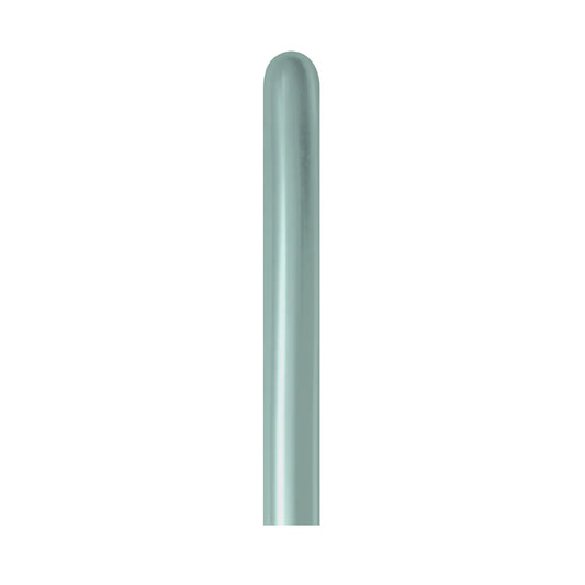 GLOBO LATEX TUBITO SILK VERDE MENTA