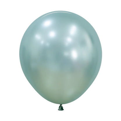 GLOBO LATEX REDONDO SILK VERDE MENTA